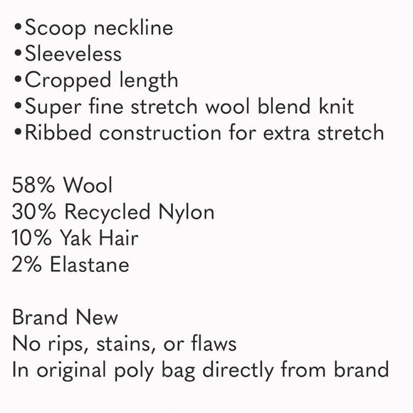 Everlane Sweater Brahmi  Crop Top•camel neutral summer bralette tank lounge bra - Picture 7 of 13